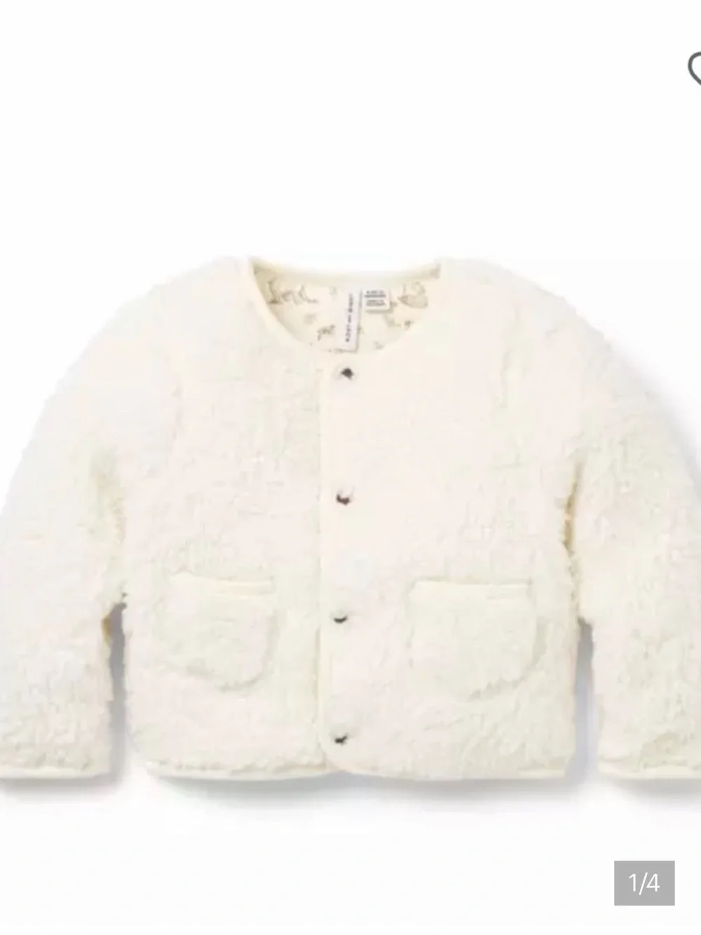 Janie and Jack Sherpa Reversible Jacket